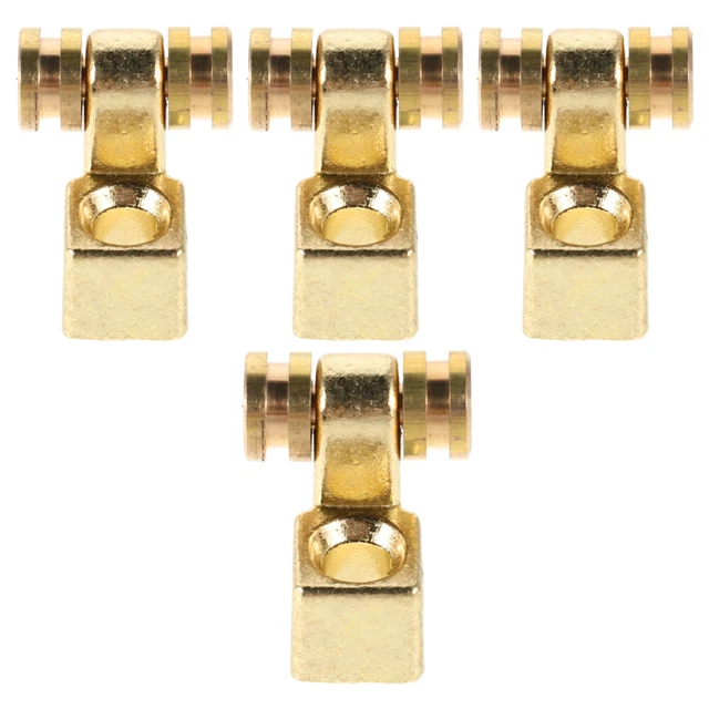 LOT DE 4 rouleaux de porte coulissante silencieux en acier inoxydable